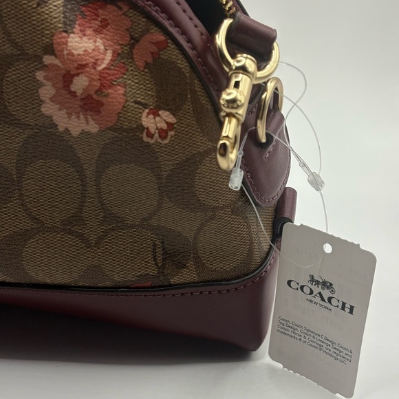 NWT Coach Dome Katy Crossbody Signature Prairie Daisy Print 3055 - Picture 3 of 5